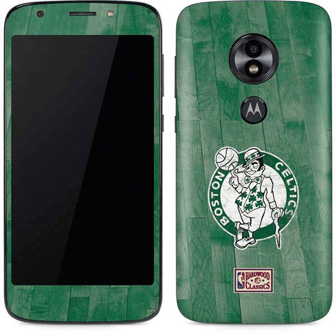 NBA Boston Celtics Hardwood Classics Moto E5 Play Skin